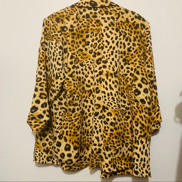 New Look Cheetah Print Jacket Size 1X - Picture 2 of 3